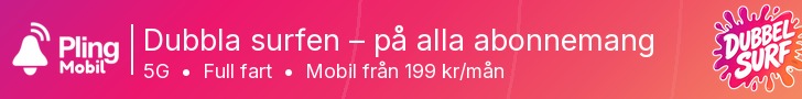 Pling Mobil – mobilabonnemang från 199 kr/mån, 5G i Tele2:s nät